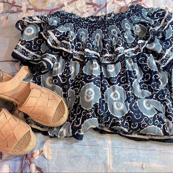 Anthropologie KOPAL off the shoulder jumpsuit szS - Picture 2 of 9